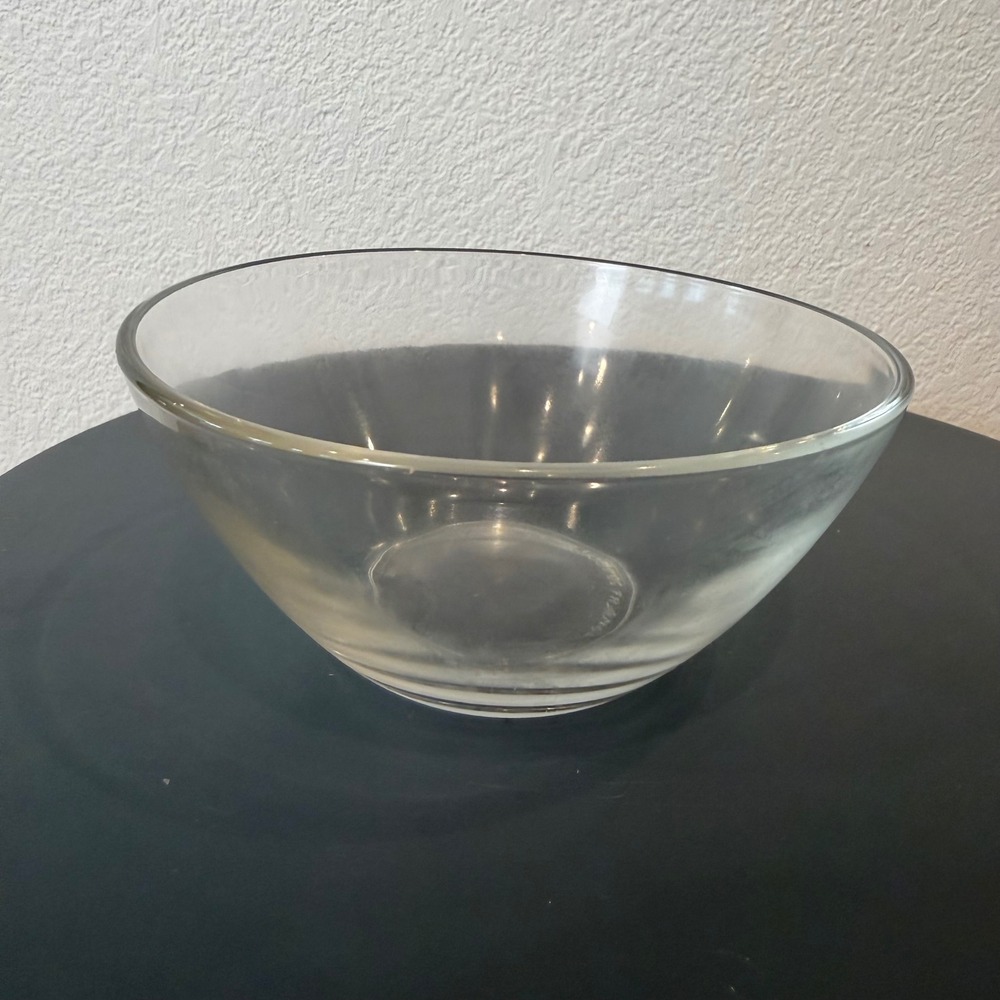 Arcoroc France Glass Bowl Clear Heavy Duty Kitchen Serveware